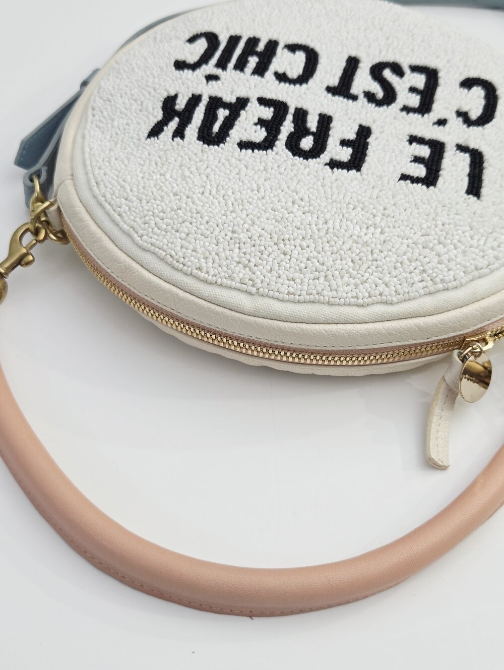 EXCELLENT CLARE V LE FREAK C'EST CHIC CIRCLE CLUTCH BAG - Picture 3 of 7